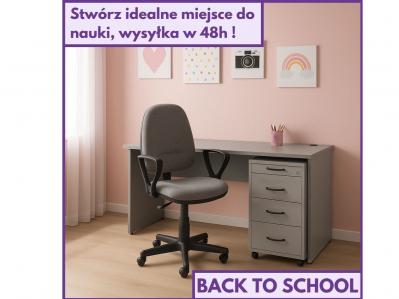 Meble biurowe w pokoju dziewczynki - ABM
