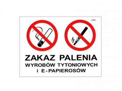Tabliczka Zakaz palenia