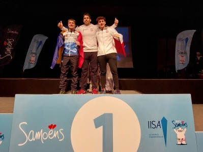 Marcin Szarpak na podium