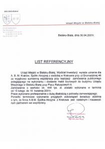 Referencje - Urząd Miasta w Bielsku-Białej
