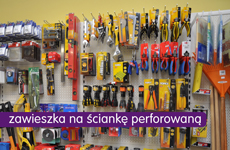 zawieszki na ciank perforowan 