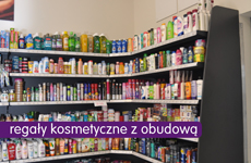 Regay kosmetyczne z obudow 