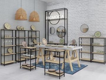Meble w stylu LOFT. Minimalizm w wyposaeniu sklepu