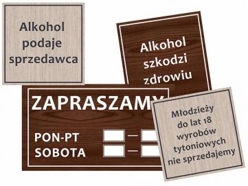 Tabliczka informacyjna – praktyczny dodatek do sklepu