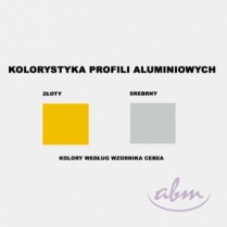 kolorystyka profili - lada WCh-6/1Nw