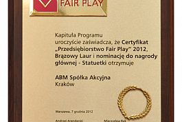 FAIR PLAY 2012