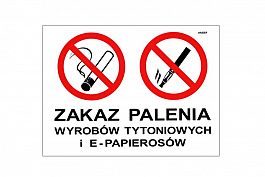 Tabliczka Zakaz palenia