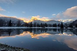 Jezioro Lac aux Dames w Samoens we Francji