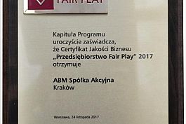 FAIR PLAY 2017